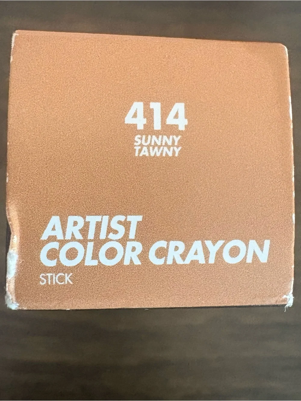 Make Up For Ever Artist Color Crayon Stick 414 Sunny Tawny New Open Box